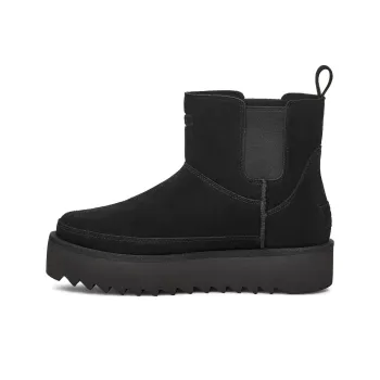 UGG Classic Chelsea Platform Mini Boot 'Black' Women's