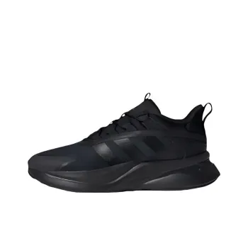 Adidas AlphaBounce Anti Slip Wear Resistant Low Top Casual Shoes Men's Black