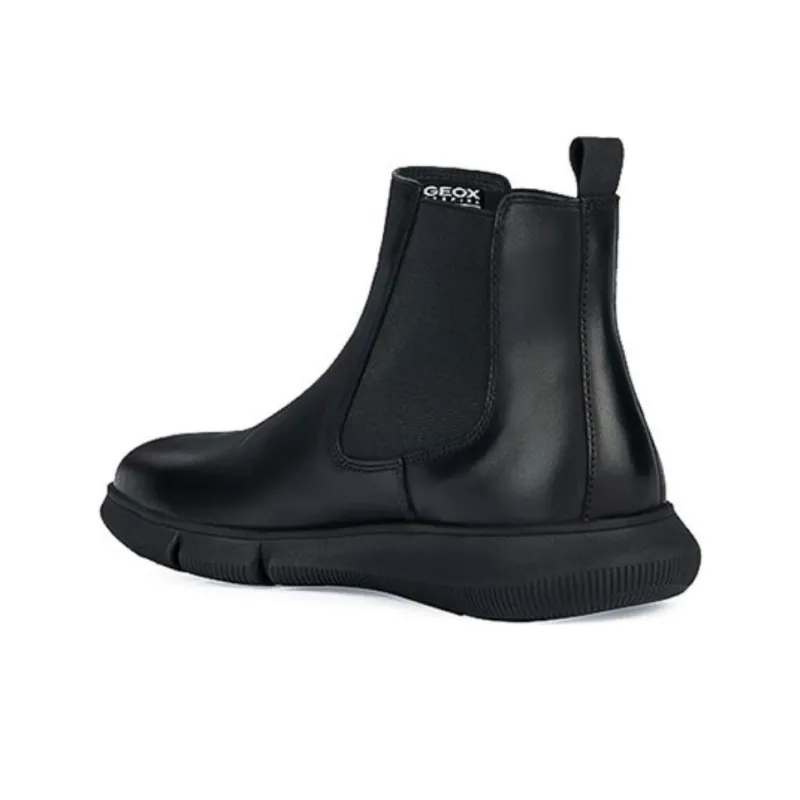 GEOX Adacter F Short Chelsea Boots Men's Black-2