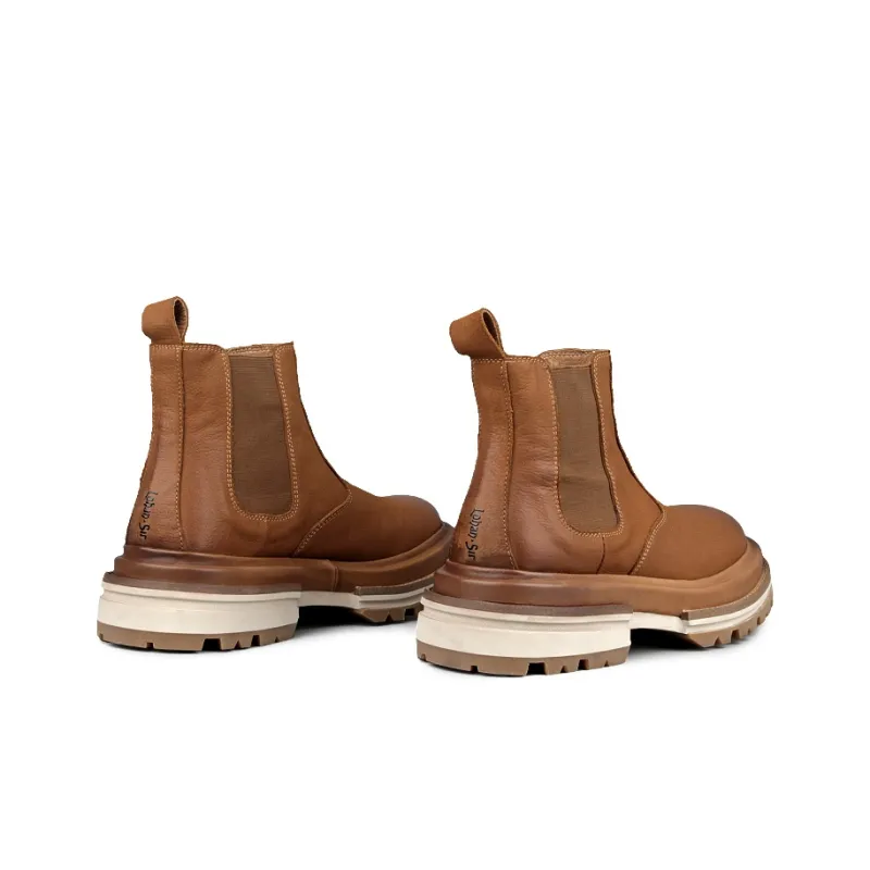 LOHAN·SIR Short Chelsea Boots Platform Men's-3
