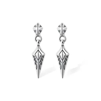 ETAHLOVE S925 Silver Earrings Unisex Date Confession Gift For Boyfriend Girl Surprise Anniversary Gift