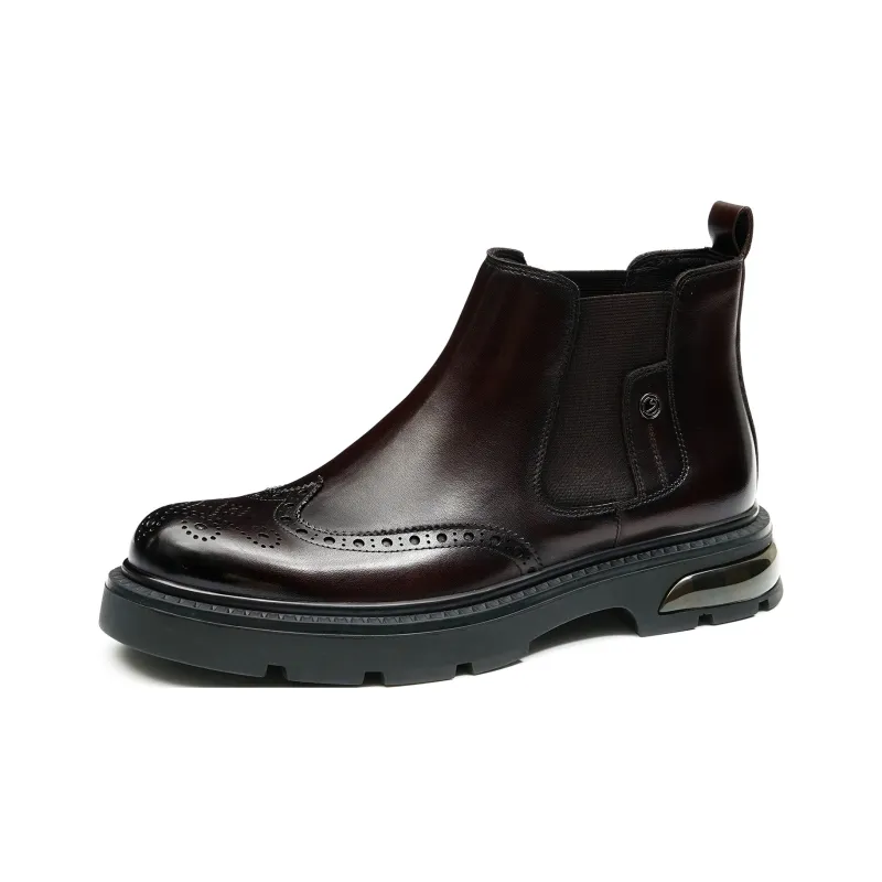 ASTON M.JAZZ Short Chelsea Boots 3.3cm Men's-8