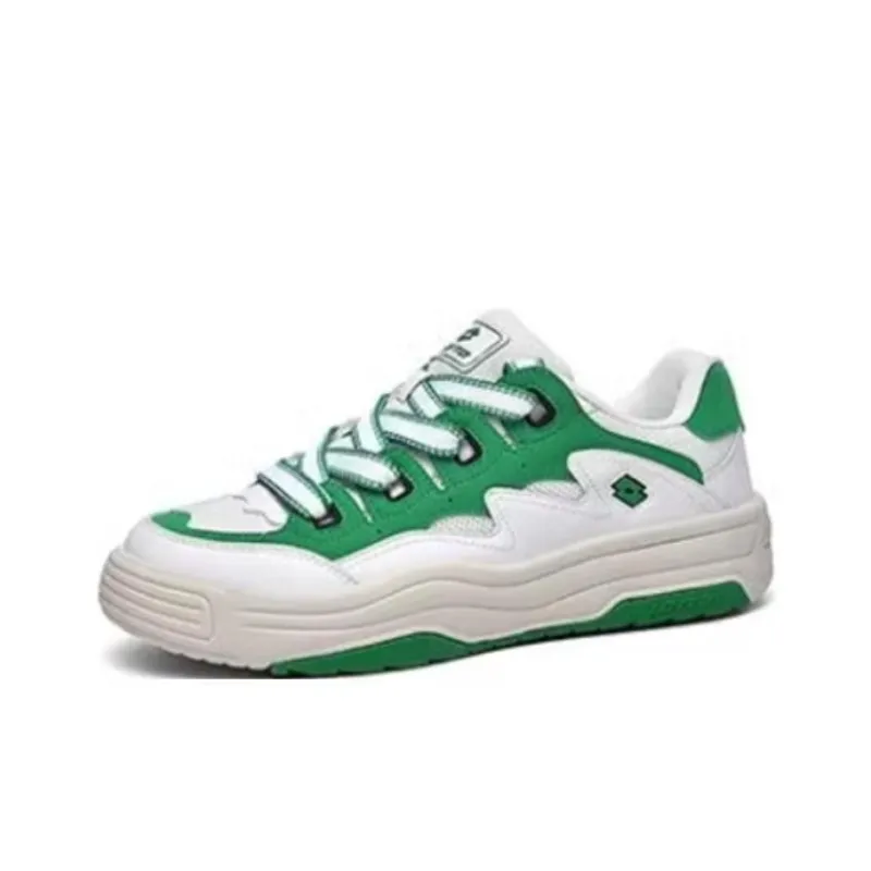 LOTTO Slip Resistant Quick Drying Wear Resistant Low Top Skateboard Shoes Women's Green-2