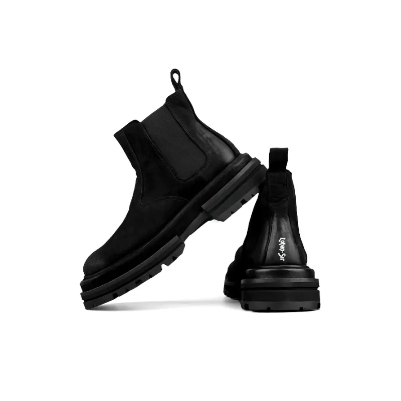 LOHAN·SIR Short Chelsea Boots Platform Men's-8