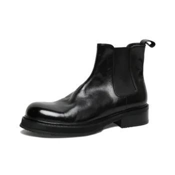 SAINTNJORD Short Chelsea Boots Men's Black