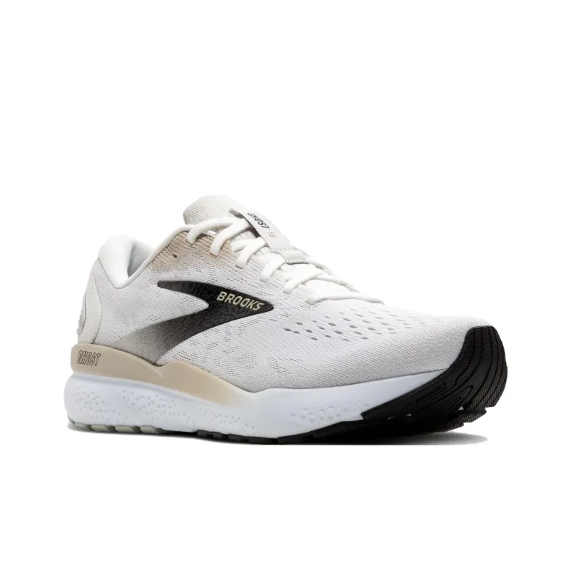 Brooks Ghost 16 Anti Slip Wear Resistant Low Top Running Shoes Men's White-1