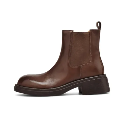 BOERDIQI Short Chelsea Boots 4.5cm Women's
