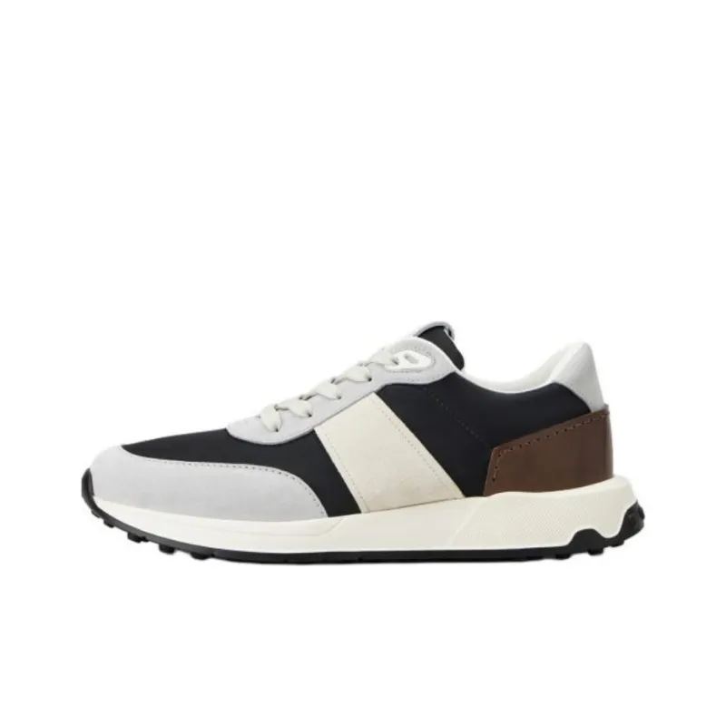 TOD'S Suede panelled Sneakers-0