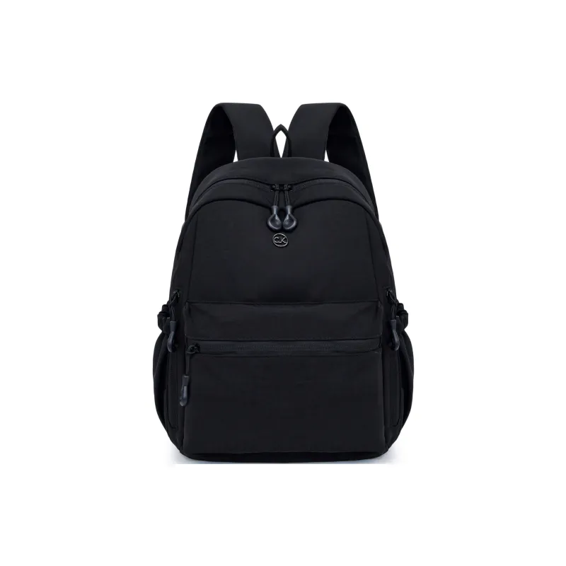 Yalu Oxford Backpack Women's Ivory/Black/Mint Green/Dusty Pink-4