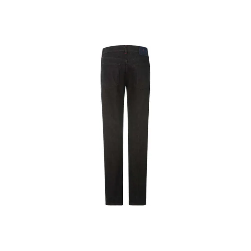 KITON Double stitching Low rise Slim fit Trousers-1
