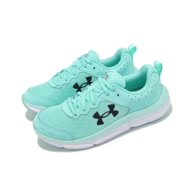 Under Armour Charged Assert 10 Wear resistant And Lightweight Low Top Casual Running Shoes Women's Green-2