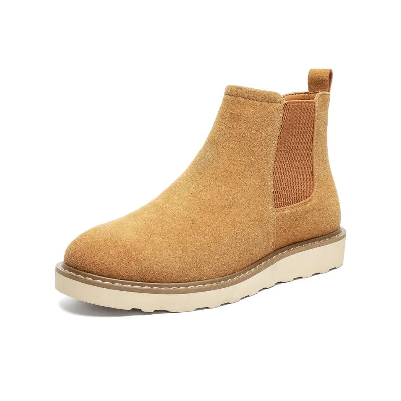WEISHIBANGWEI Short Chelsea Boots Men's-0
