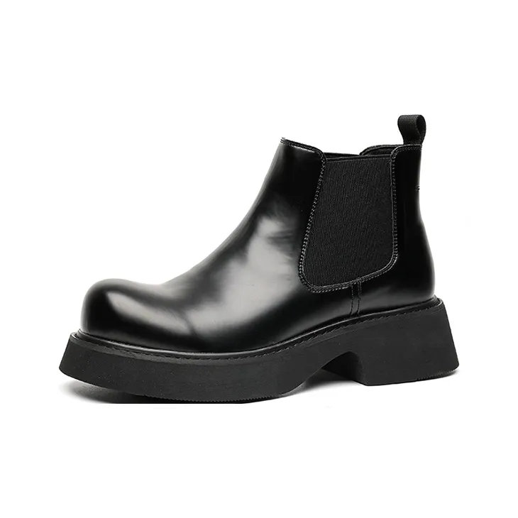 GZZ Crew Chelsea Boots Men's Black-1
