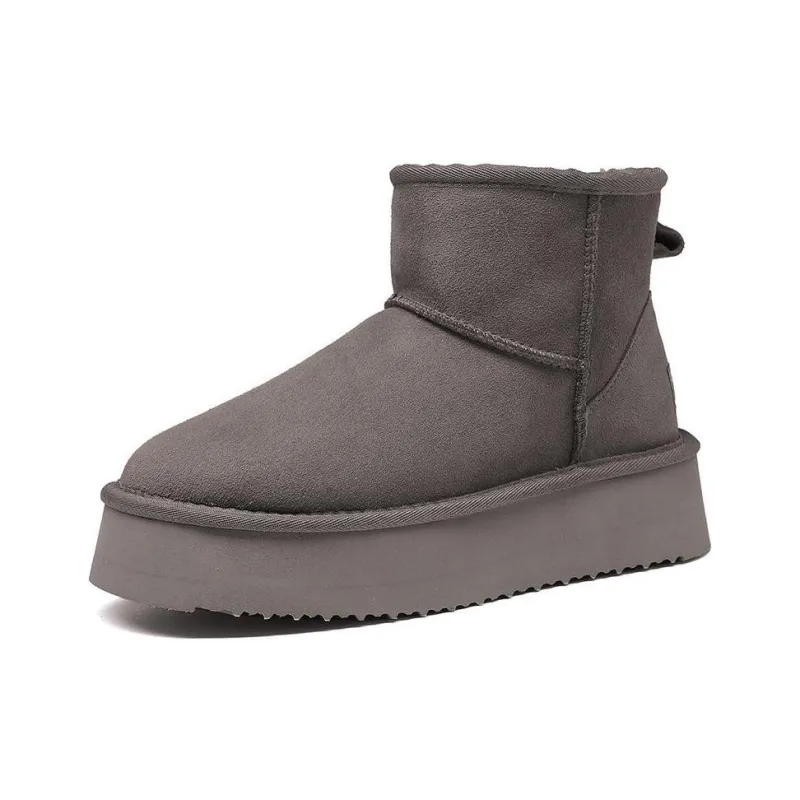 TASMAN AUS Thermal Height Increasing Coverage 12cm Snow Boots 4cm Women's-7