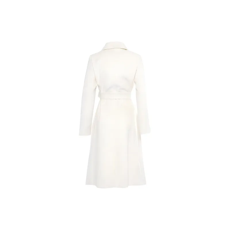 MaxMara Studio Belted Long Sleeved Coat-1