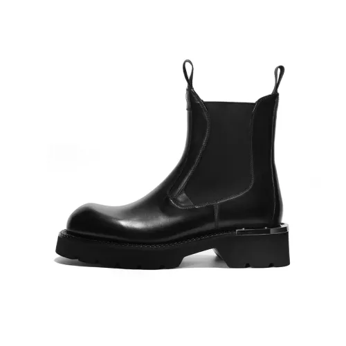 Viplander 17.5cm Chelsea Boots Platform Men's Black