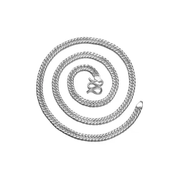 YINDIEFANG 990 Foot Silver Necklaces Men's