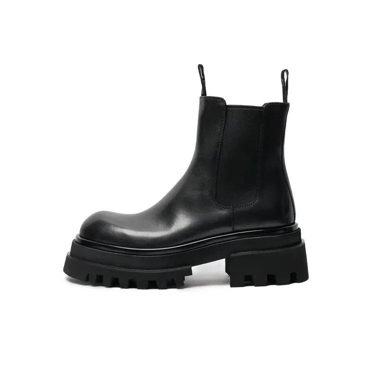 Viplander 16cm Chelsea Boots 8cm Men's Black-0