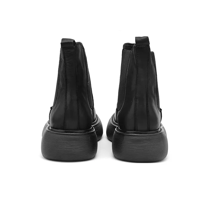 Mr.shang Chelsea Boots Men's Black-4
