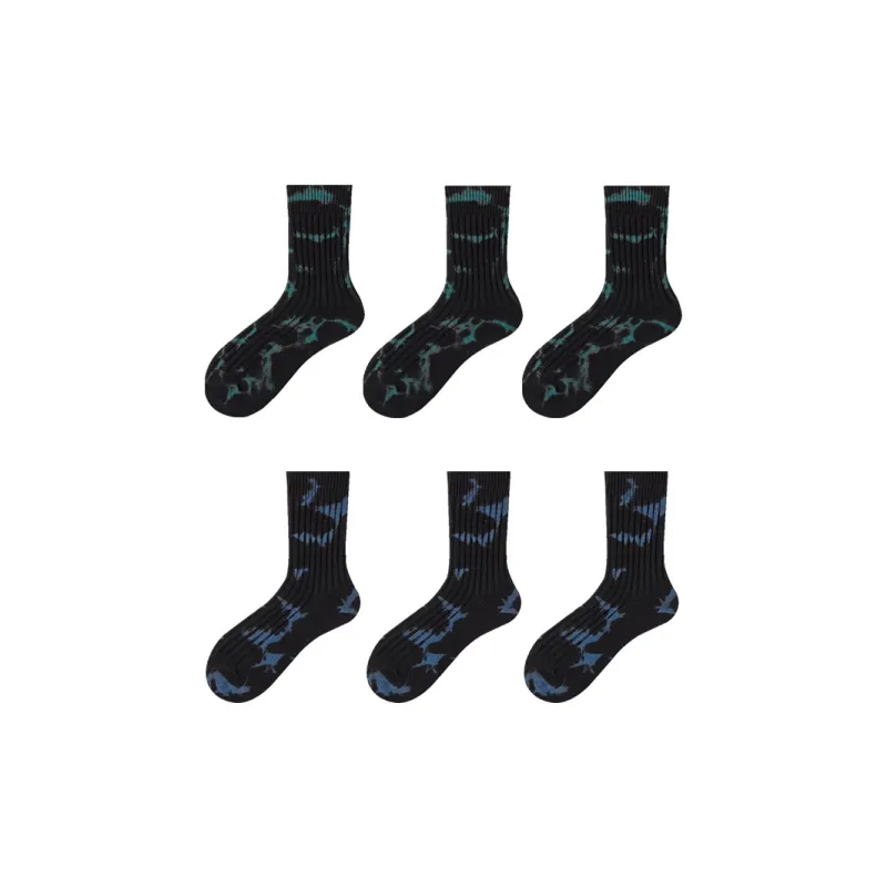 YOOKA Mid Calf Socks Unisex Combo Set-6