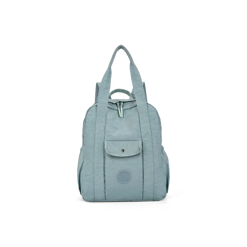 Yalu Nylon Backpack Regular Unisex Gray/Black/Purple/Yellow/Khaki/Blue-0