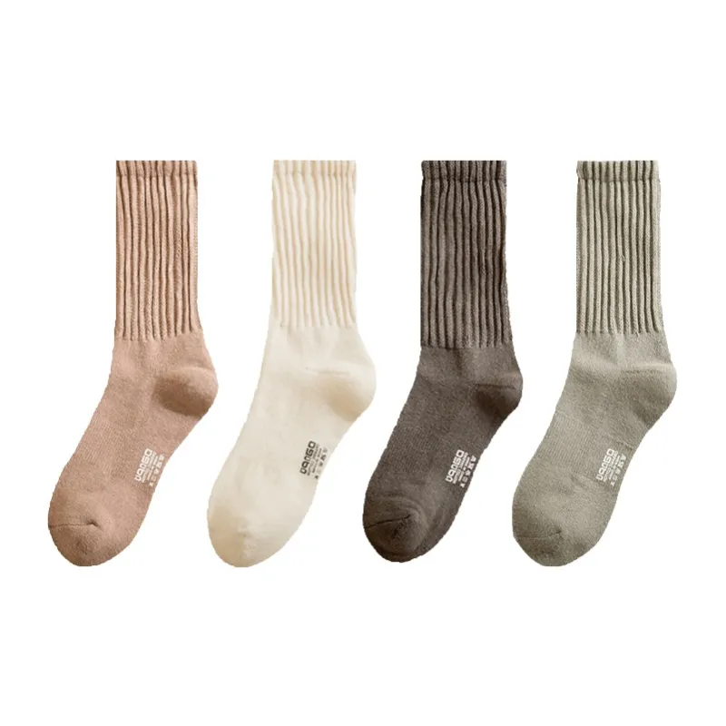 YOOKA Mid Calf Socks Unisex 4 Pack-0