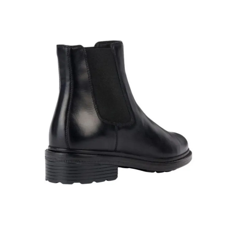 GEOX Short Chelsea Boots 4cm Women's Black-5