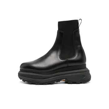 Sacai Chelsea Calf Leather Boots