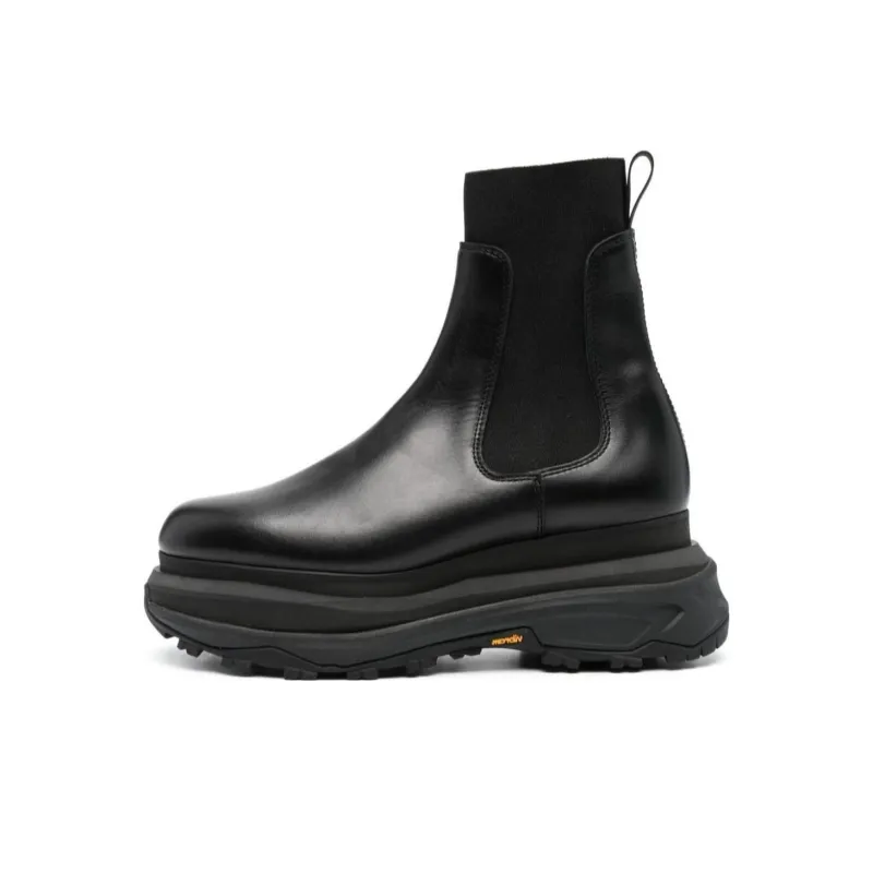 Sacai Chelsea Calf Leather Boots-0