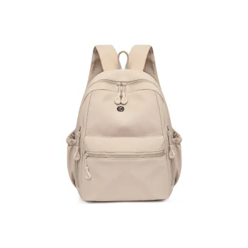 Yalu Oxford Backpack Women's Ivory/Black/Mint Green/Dusty Pink