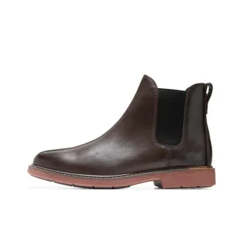 COLE HAAN Short Chelsea Boots Men's Brown