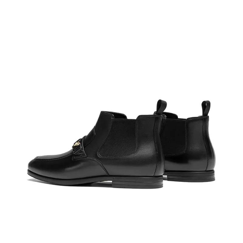 ROBERTA DI CAMERINO Short Chelsea Boots Men's Black-2