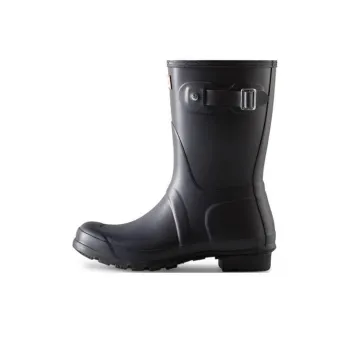 HUNTER Abrasion Resistant Cushioning Waterproof Slip Resistant Rain Boots Women's Black
