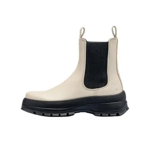 Ecco Short Chelsea Boots 5cm Women's Beige
