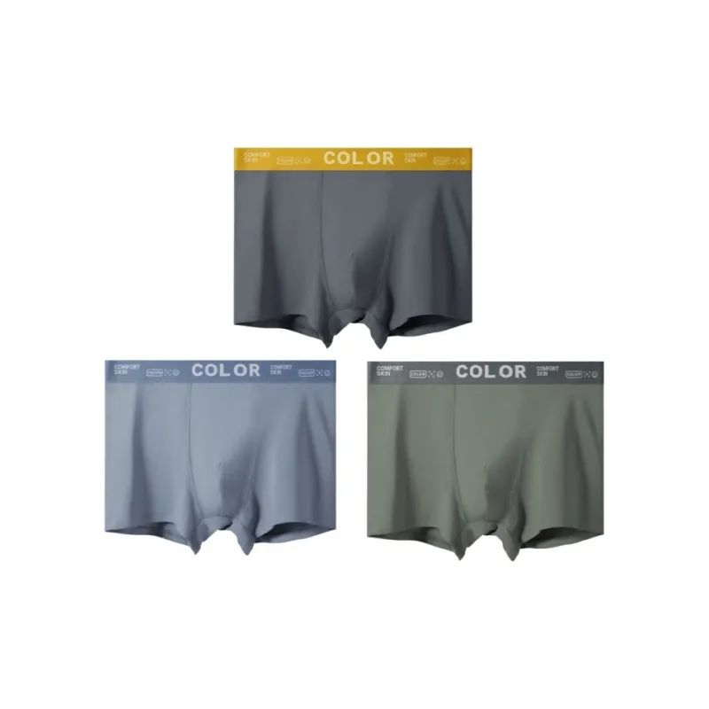 Qiao Ni Tong Underpants Men's 3 Pack-7
