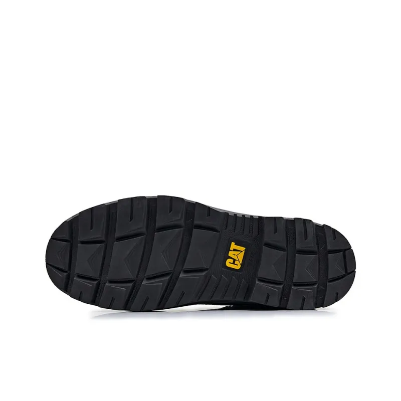 CAT Wear Resistant Slip Resistant Ankle Length Outdoor Boots Men's Black-4