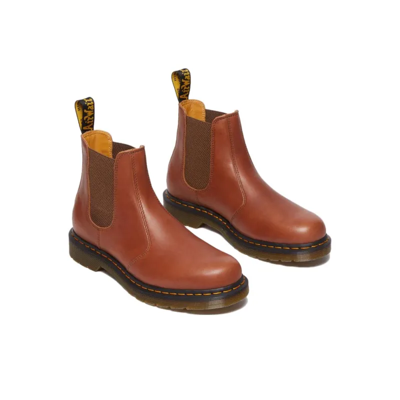 Dr.Martens 2976 Carrara Leather Chelsea Boots 'Saddle Tan'-3