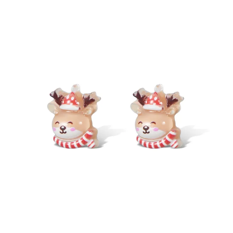 Inkopper Resin Clip On Earrings Unisex-3