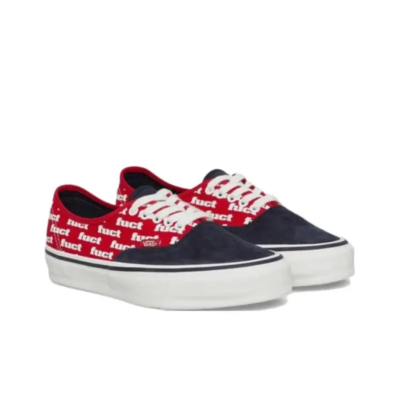 Vans Authentic Reissue 44 Lx Fuct X Slam Jam Red Marshmallow-3