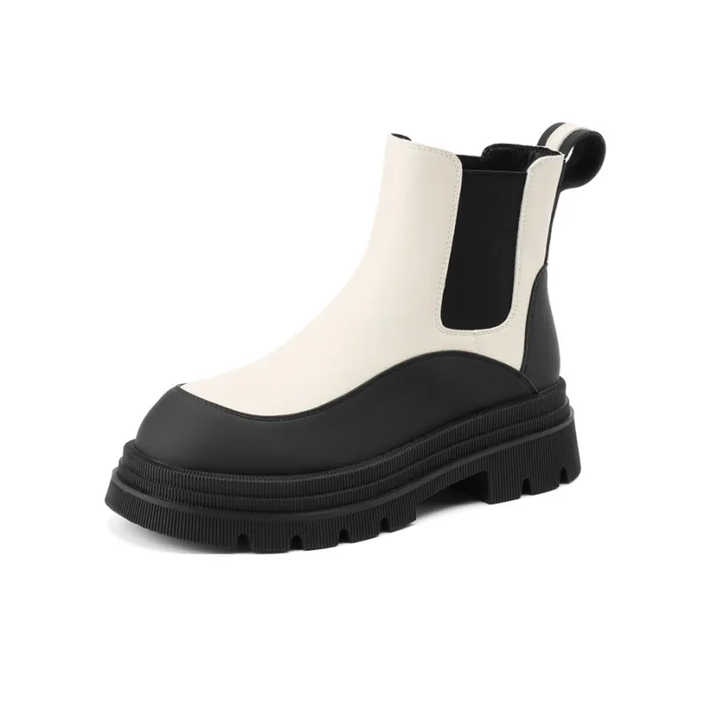 DAPHNE Short Chelsea Boots 5cm Women's-0