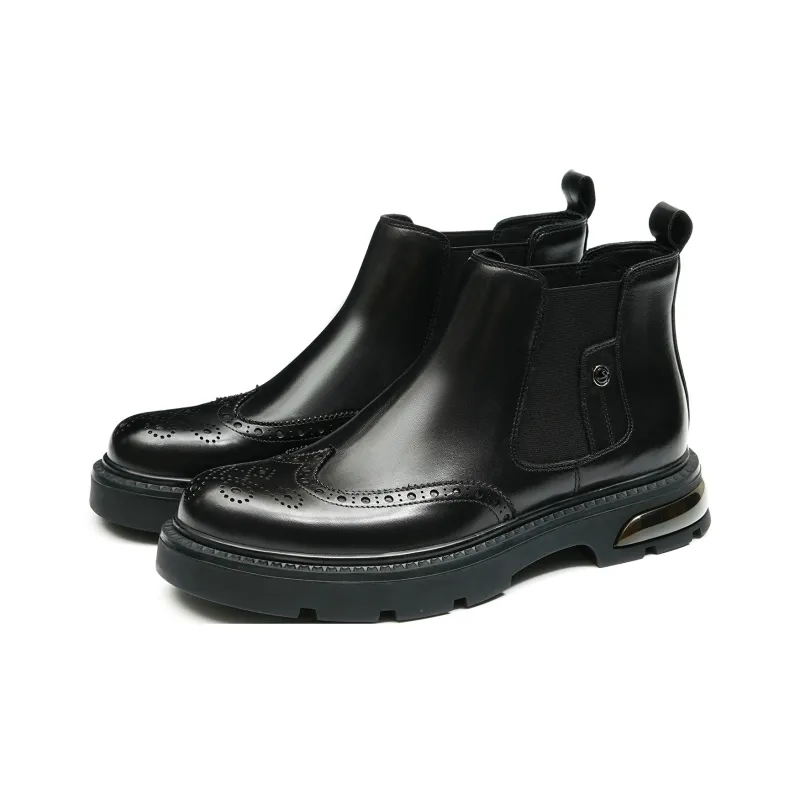 ASTON M.JAZZ Short Chelsea Boots 3.3cm Men's-2