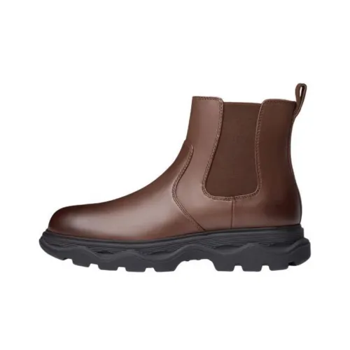 Clarks Short Chelsea Boots 4.5cm Men's Brown
