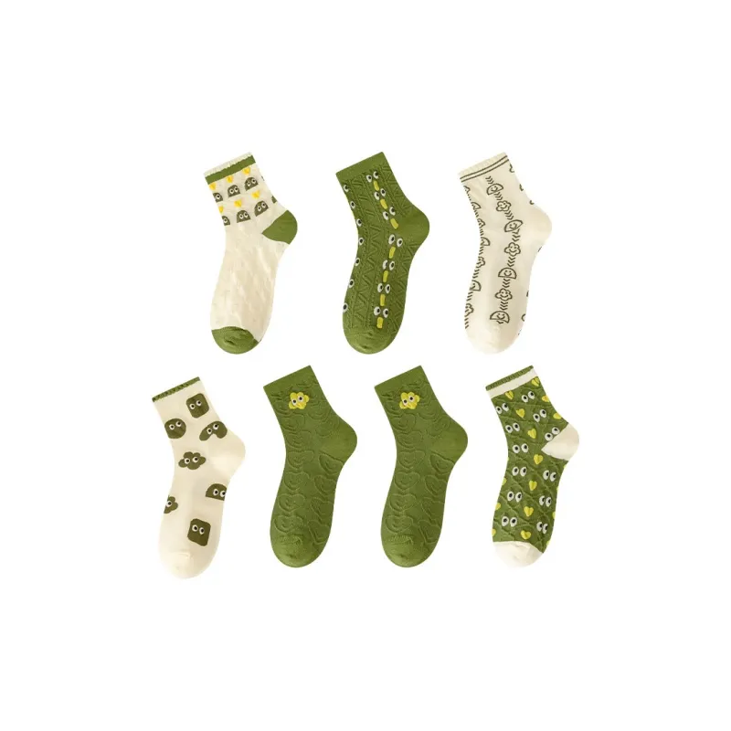 BONAS Mid-Calf Socks Women's Combo Set-22