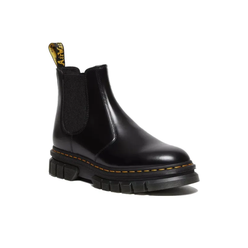 Dr.Martens Rikard Polished Smooth Leather Chelsea Boots 'Black'-2