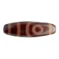 Premium 2 Eye Red Meat Old Dzi Bead Pendant