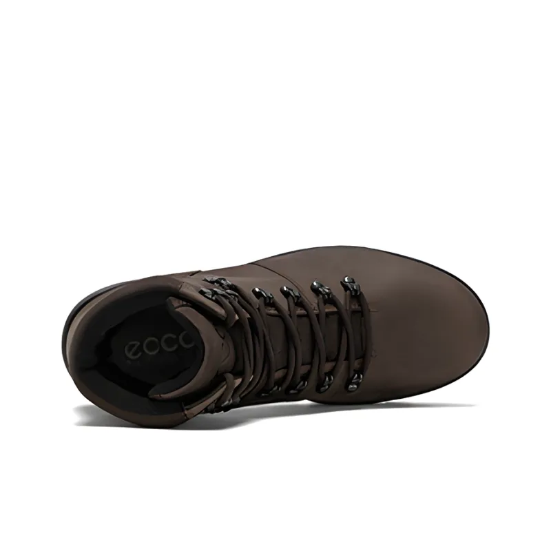 Ecco Rough Road Collection Short Outdoor Boots Men's Coffee-3