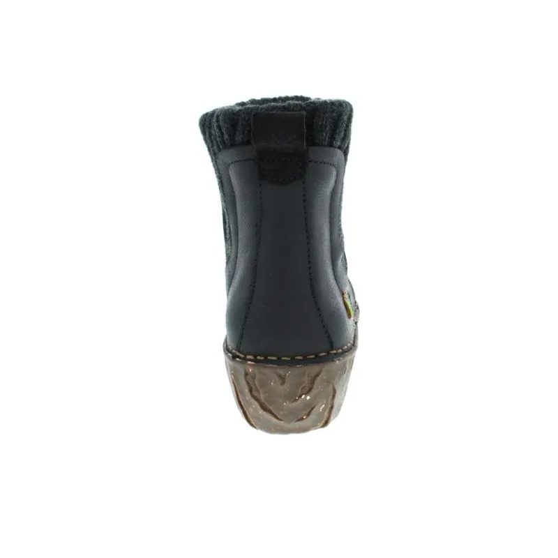 El Naturalista Short Chelsea Boots Women's Black-3