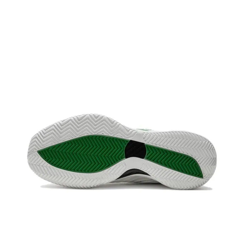 Le Coq Sportif Breathable Tennis Shoes Unisex White Green-4