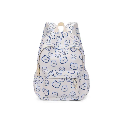 Canvas belt bag with front embroidery