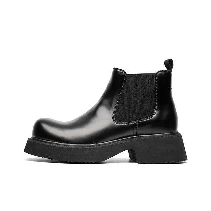 GZZ Crew Chelsea Boots Men's Black-0
